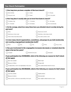 Pastoral Search Inventory