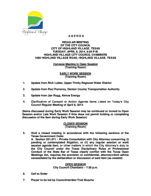 Weekly calendar template google docs - Update from Rich Lubke, Upper Trinity Regional Water District 2 - highlandvillage