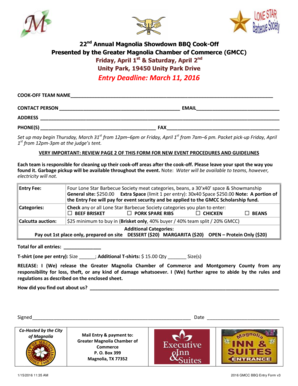 Project scheduling ppt - 22nd Annual Magnolia Showdown BBQ Cook-Off Presented by - magnoliatexas