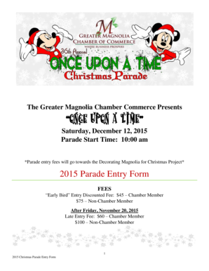 The Greater Magnolia Chamber Commerce Presents once Upon a - magnoliatexas