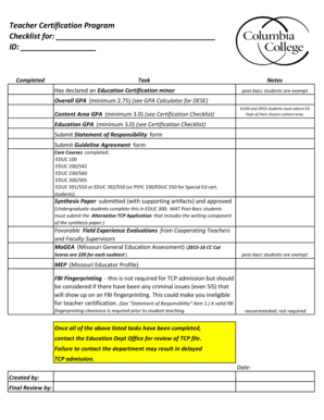 Teacher Certification Program Checklist for ID - web ccis