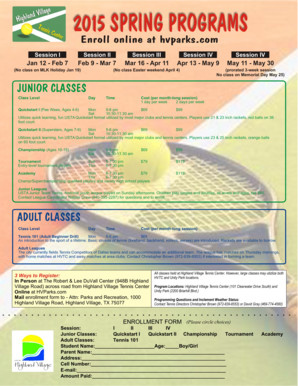 Medical records release form - 2015 SPRING PROGRAMS - Highland Village TX - highlandvillage