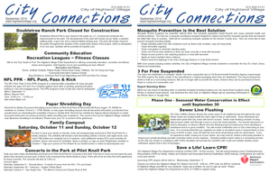 Firm blank template - Doubletree Ranch Park Closed for Construction Mosquito - highlandvillage