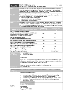 Range Bank Privacy Notice