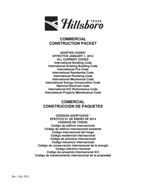 Hospital organizational chart pdf - CONSTRUCTION PACKET - hillsborotx