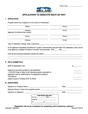 Film budget format - Dedication Application - midlandtexas