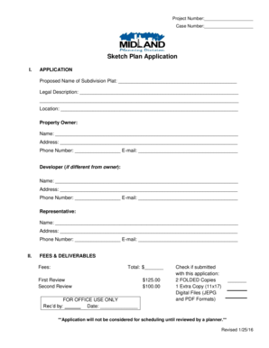 Sample contract agreement between two parties - Sketch Plan Application - Midland Texas - midlandtexas