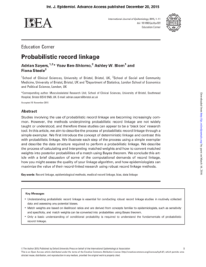 I 751 sample affidavit of friends letter pdf - Probabilistic record linkage - International Journal of Epidemiology - ije oxfordjournals