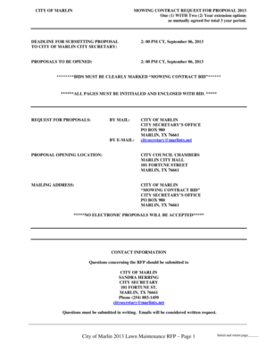 Bank authorization form - CITY OF MARLIN - marlintx