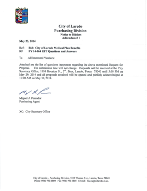 Construction proposal letter - Addendum 1 - cilaredotxus - ci laredo tx