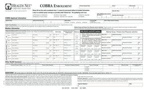 COBRA Enrollment Form