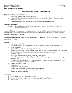 Chemistry Quiz Solutions Acids Bases