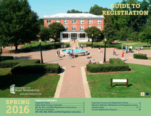 SPRING 2016 - Academics - academics umw