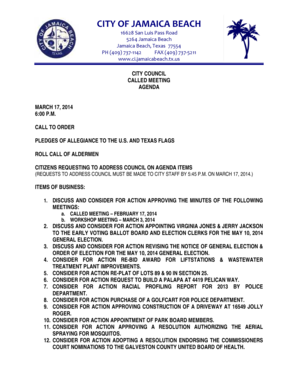 Police cmr certificate format - DISCUSS AND CONSIDER FOR ACTION APPOINTING VIRGINIA JONES & JERRY JACKSON - ci jamaicabeach tx