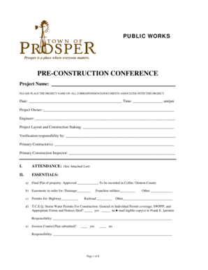 Standard form letter of indemnity - City of Frisco - Prosper Texas - prospertx