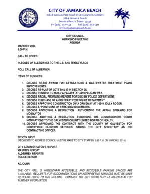 Pool log sheet - DISCUSS REBID AWARD FOR LIFTSTATIONS & WASTEWATER TREATMENT PLANT - ci jamaicabeach tx