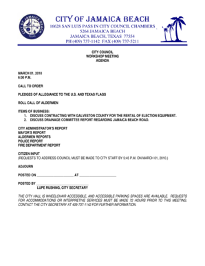 Hipaa employee acknowledgement form - DISCUSS CONTRACTING WITH GALVESTON COUNTY FOR THE RENTAL OF ELECTION EQUIPMENT - ci jamaicabeach tx