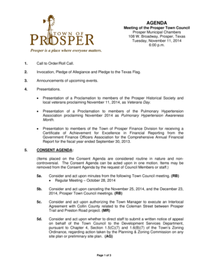 Class schedule template - Presentation of a Proclamation to members of the Pulmonary Hypertension - prospertx