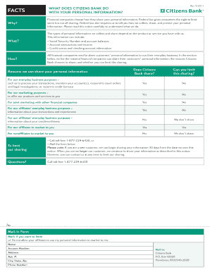 Citizens Bank Privacy Notice