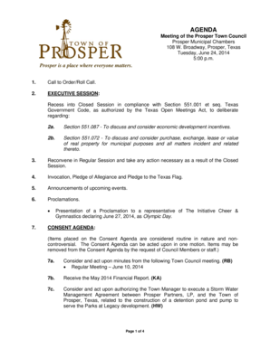 Job proposal template - Broadway, Prosper, Texas Tuesday, June 24, 2014 5:00 p - prospertx