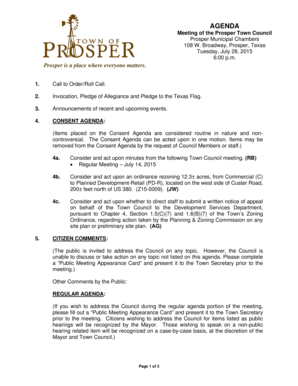 W 129g - Broadway, Prosper, Texas Tuesday, July 28, 2015 6:00 p - prospertx