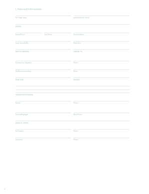 Personal Information Guide