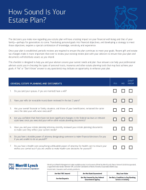 Estate Planning Checklist