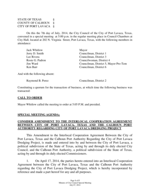 Da form 2166 9 1a fillable pdf - Virginia Street, Port Lavaca, Texas, with the following members in attendance: Jack Whitlow Jerry D - portlavaca