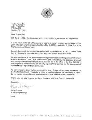 Recommendation letter sample - Richard Bennett CPPB - Pasadena Texas - ci pasadena tx