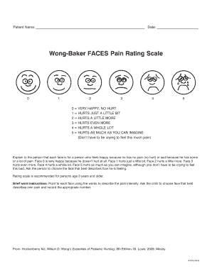 Wong-Baker FACES Pain Rating Scale