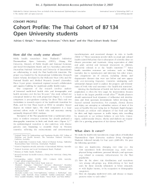 Sample recommendation letter for graduate school from employer - Cohort Profile The Thai Cohort of 87134 Open University students