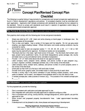 Running log template pdf - Concept PlanRevised Concept Plan - plano