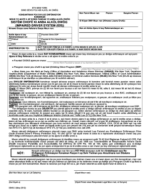 New York Alcohol and Drug Abuse Services Consent Form