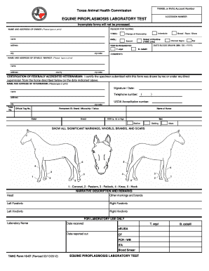 Equine Piroplasmosis Laboratory Test