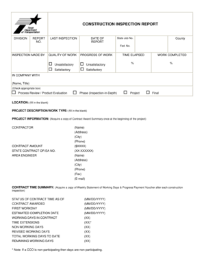 dot inspection checklist pdf