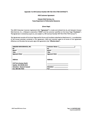 AWS Enterprise Customer Agreement