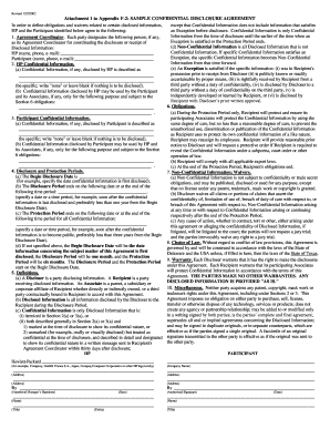 Confidential Disclosure Agreement
