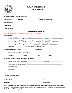 Medical office sign in sheet pdf - SIGN PERMIT - cisnydertxus