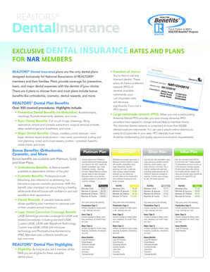 REALTORS Dental Insurance Enrollment Form