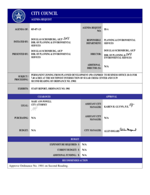 Credit application - EXHIBITS STAFF REPORT ORDINANCE NO 1901 PROCEEDING - sugarlandtx