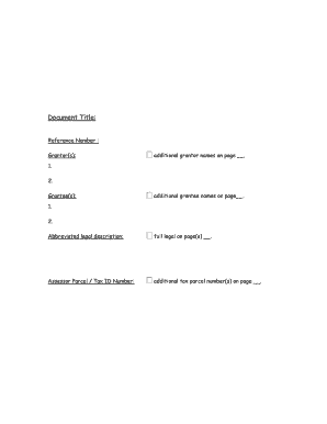 Grant Deed Form