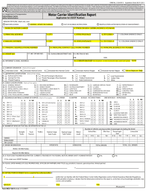 Application for USDOT Number