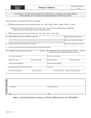 affidavit for change of address fill print download online