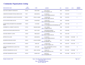 Printable reading log with summary - Community Organizations Listing - San Antonio - sanantonio