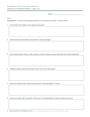 California Conservation Movement Assessment