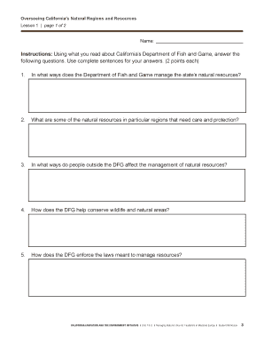California Education and the Environment Initiative Student Workbook