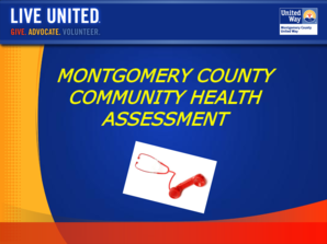 Performance reporting example - MONTGOMERY COUNTY COMMUNITY HEALTH ASSESSMENT - Willis TX - ci willis tx