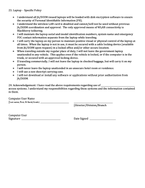 Acceptable Use Policy Agreement