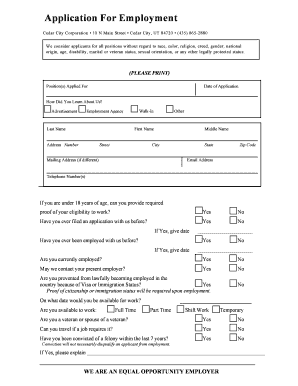 Printable child guardianship forms in case of death - Cedar City Job Applicationdocx