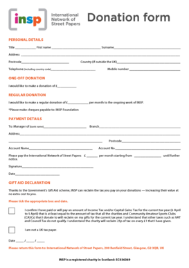 Donation form ISOPEN - inspngo